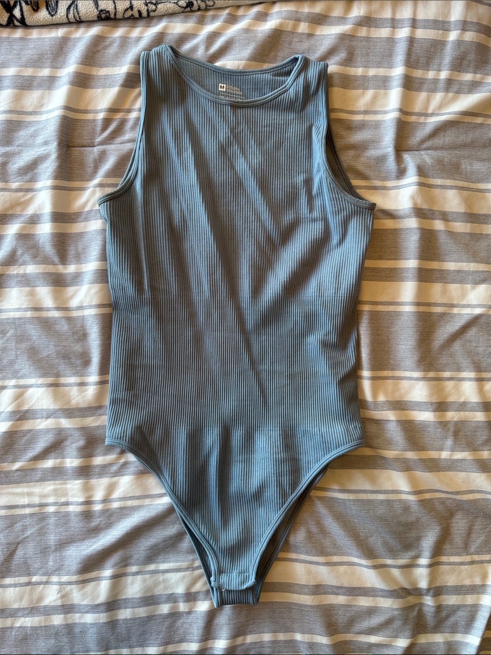 Ribbed Bodysuit with compression